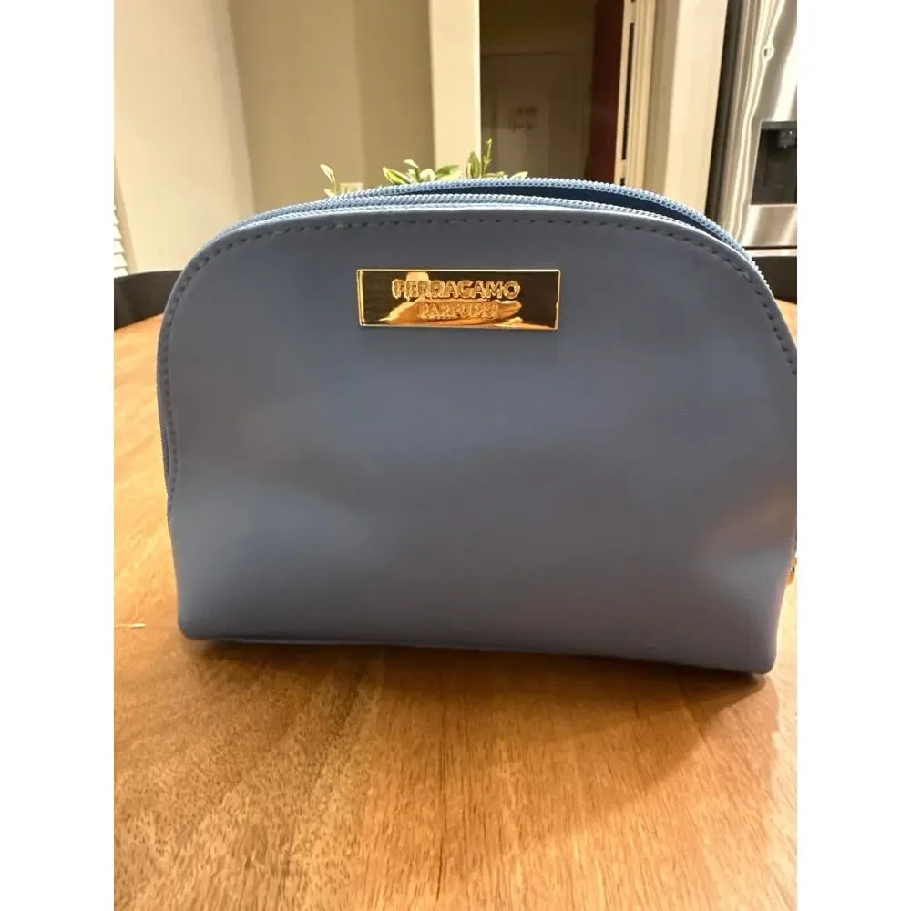 Ferragamo Turkish Airlines Convivio First Class Amenity Kit Clutch Bag